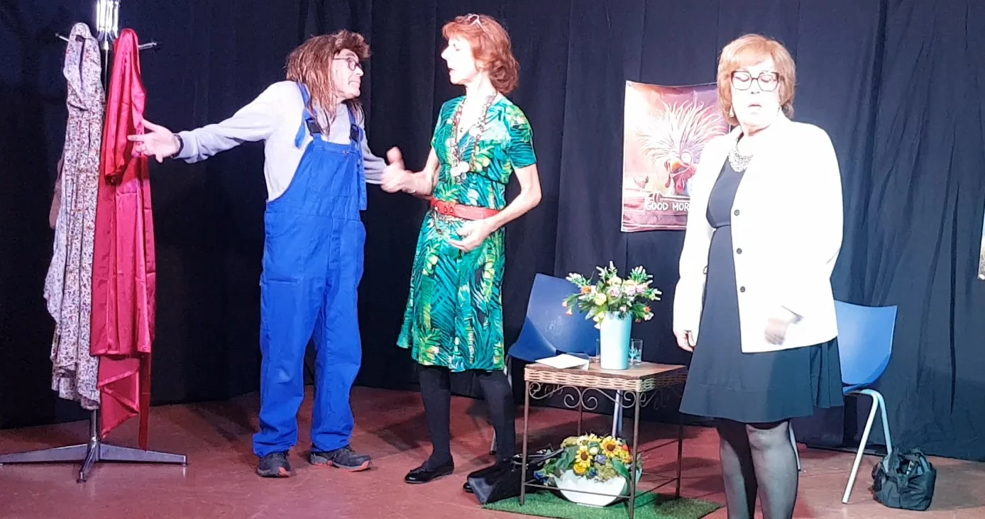 La troupe sur scène